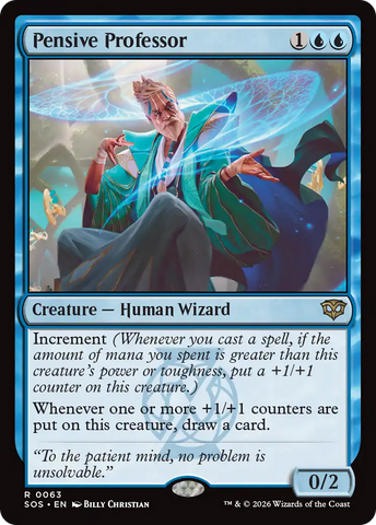 Pensive Professor [Secrets of Strixhaven] - The Mythic Store | 24h Order Processing