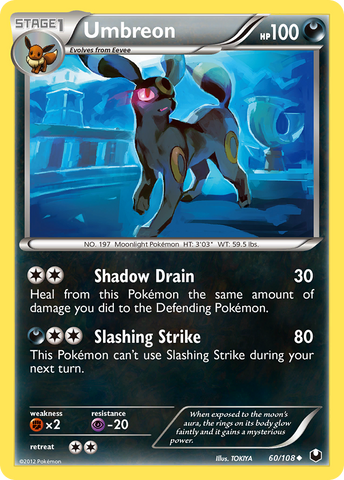 Umbreon (60/108) [Black & White: Dark Explorers] - The Mythic Store | 24h Order Processing