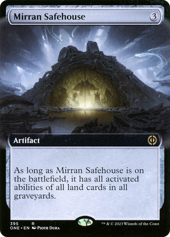 Mirran Safehouse (Extended Art) [Phyrexia: All Will Be One] - The Mythic Store | 24h Order Processing