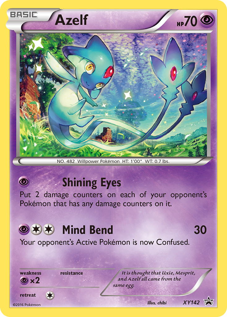 Azelf (XY142) [XY: Black Star Promos] - The Mythic Store | 24h Order Processing