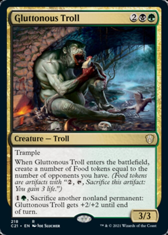 Gluttonous Troll [Commander 2021] - The Mythic Store | 24h Order Processing