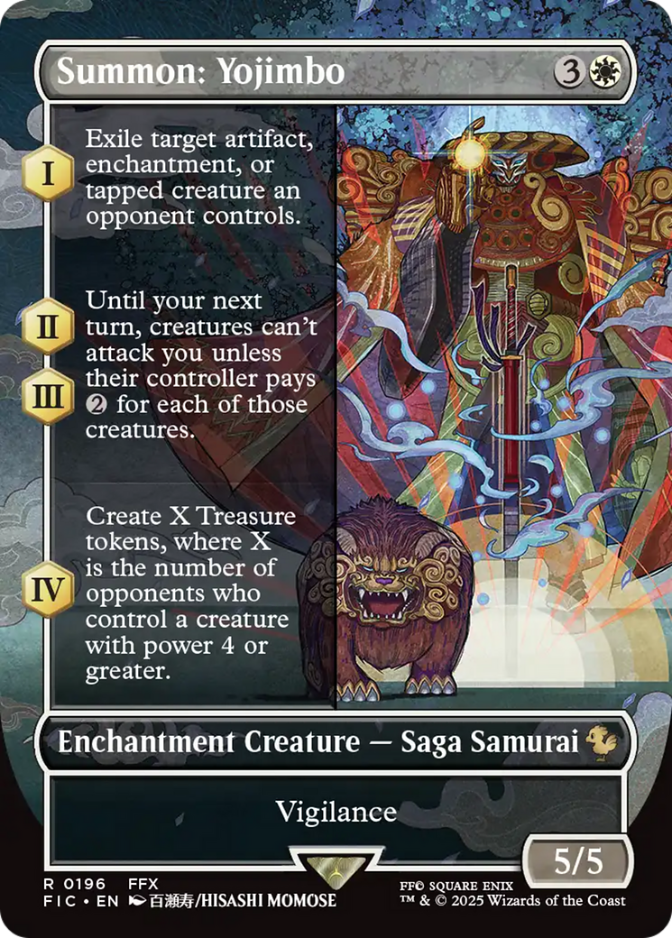 Summon: Yojimbo (Borderless) [FINAL FANTASY Commander] - The Mythic Store | 24h Order Processing