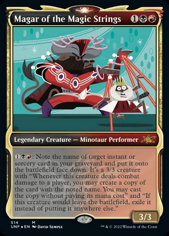 Magar of the Magic Strings (Showcase) (Galaxy Foil) [Unfinity] - The Mythic Store | 24h Order Processing