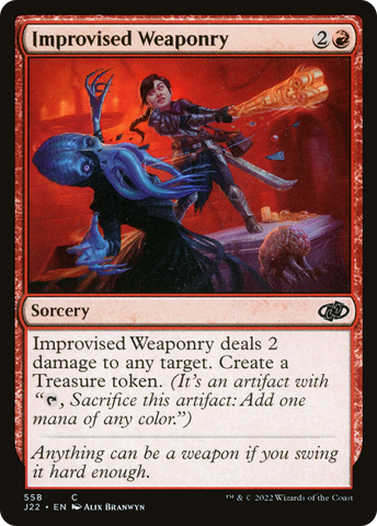 Improvised Weaponry [Jumpstart 2022] - The Mythic Store | 24h Order Processing