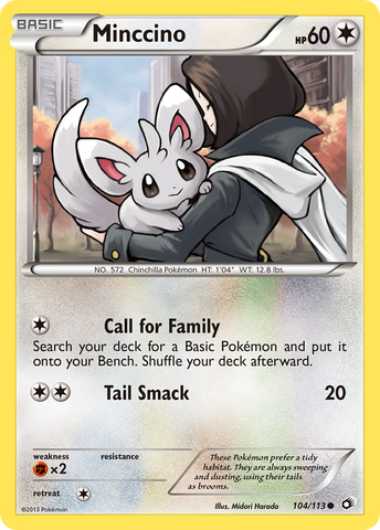 Minccino (104/113) [Black & White: Legendary Treasures] - The Mythic Store | 24h Order Processing