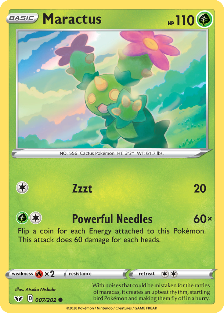 Maractus (007/202) [Sword & Shield: Base Set] - The Mythic Store | 24h Order Processing