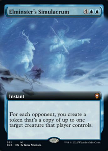 Elminster's Simulacrum (Extended Art) [Commander Legends: Battle for Baldur's Gate] - The Mythic Store | 24h Order Processing