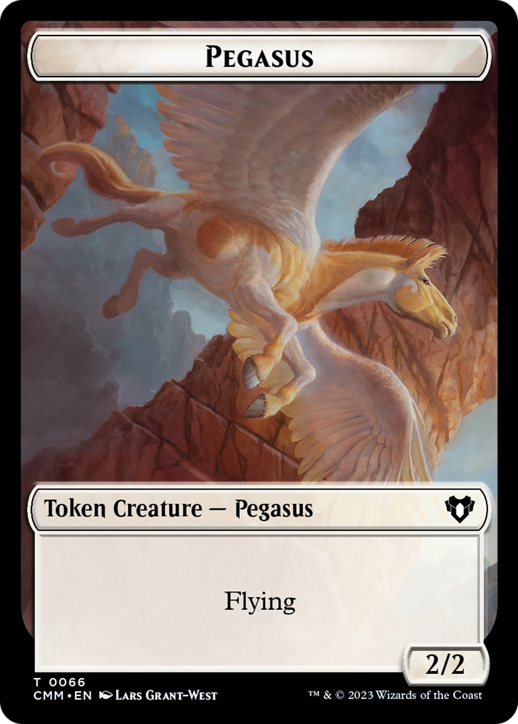 Copy (54) // Pegasus Double-Sided Token [Commander Masters Tokens] - The Mythic Store | 24h Order Processing