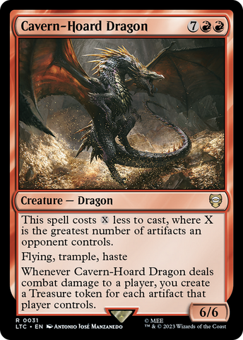 Cavern-Hoard Dragon [The Lord of the Rings: Tales of Middle-Earth Commander] - The Mythic Store | 24h Order Processing