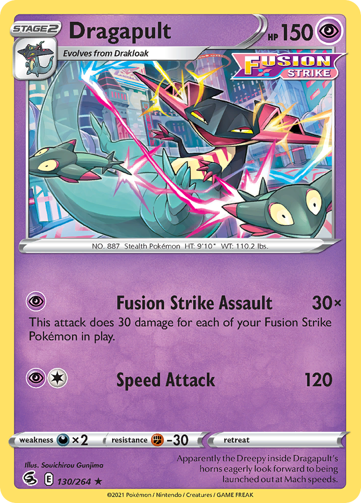 Dragapult (130/264) (Theme Deck Exclusive) [Sword & Shield: Fusion Strike] - The Mythic Store | 24h Order Processing