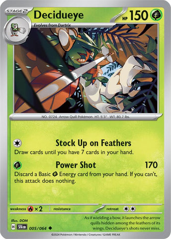 Decidueye (005/064) [Scarlet & Violet: Shrouded Fable] - The Mythic Store | 24h Order Processing
