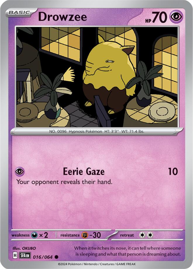 Drowzee (016/064) [Scarlet & Violet: Shrouded Fable] - The Mythic Store | 24h Order Processing