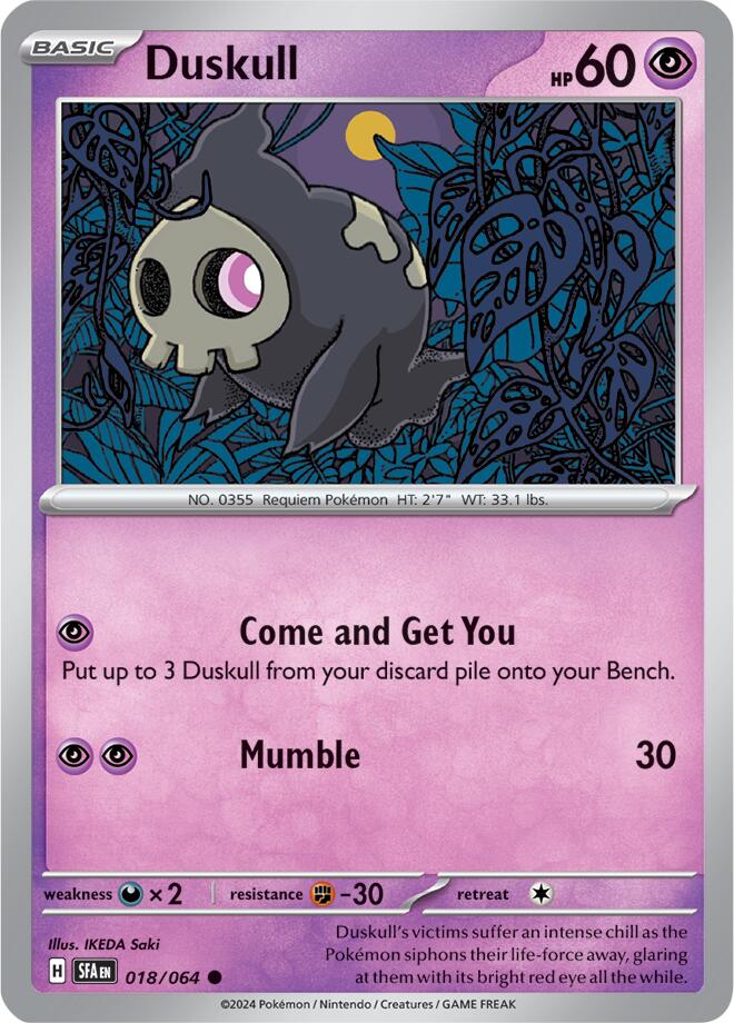 Duskull (018/064) [Scarlet & Violet: Shrouded Fable] - The Mythic Store | 24h Order Processing