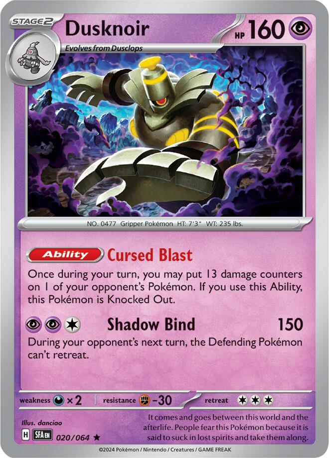 Dusknoir (020/064) [Scarlet & Violet: Shrouded Fable] - The Mythic Store | 24h Order Processing