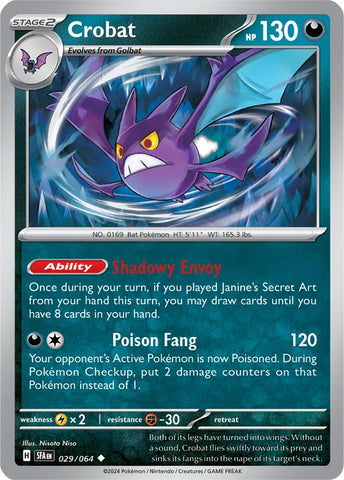 Crobat (029/064) [Scarlet & Violet: Shrouded Fable] - The Mythic Store | 24h Order Processing