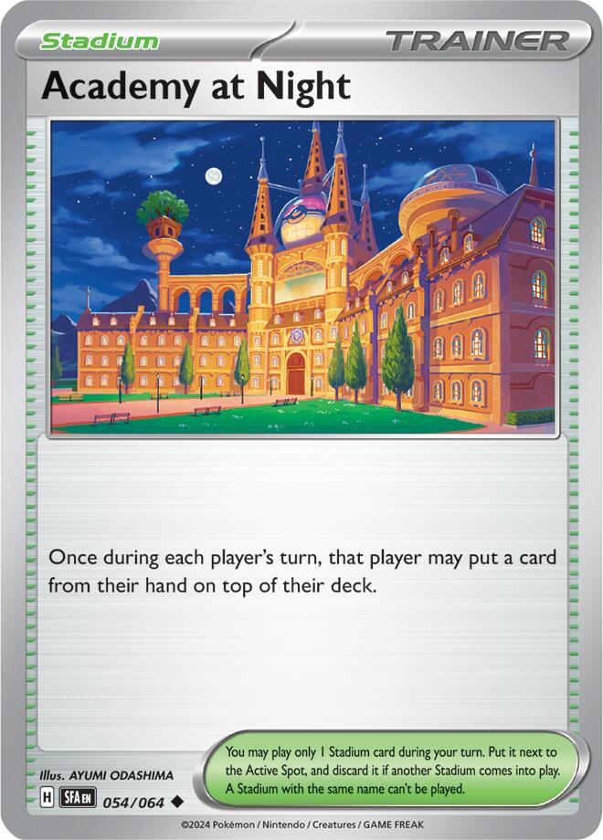 Academy at Night (054/064) [Scarlet & Violet: Shrouded Fable] - The Mythic Store | 24h Order Processing