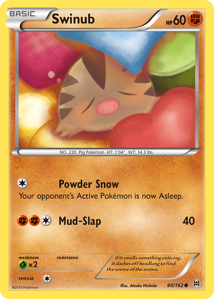 Swinub (80/162) [XY: BREAKthrough] - The Mythic Store | 24h Order Processing