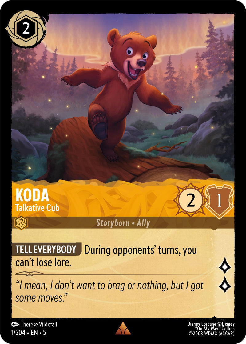 Koda - Talkative Cub (1/204) [Shimmering Skies] - The Mythic Store | 24h Order Processing