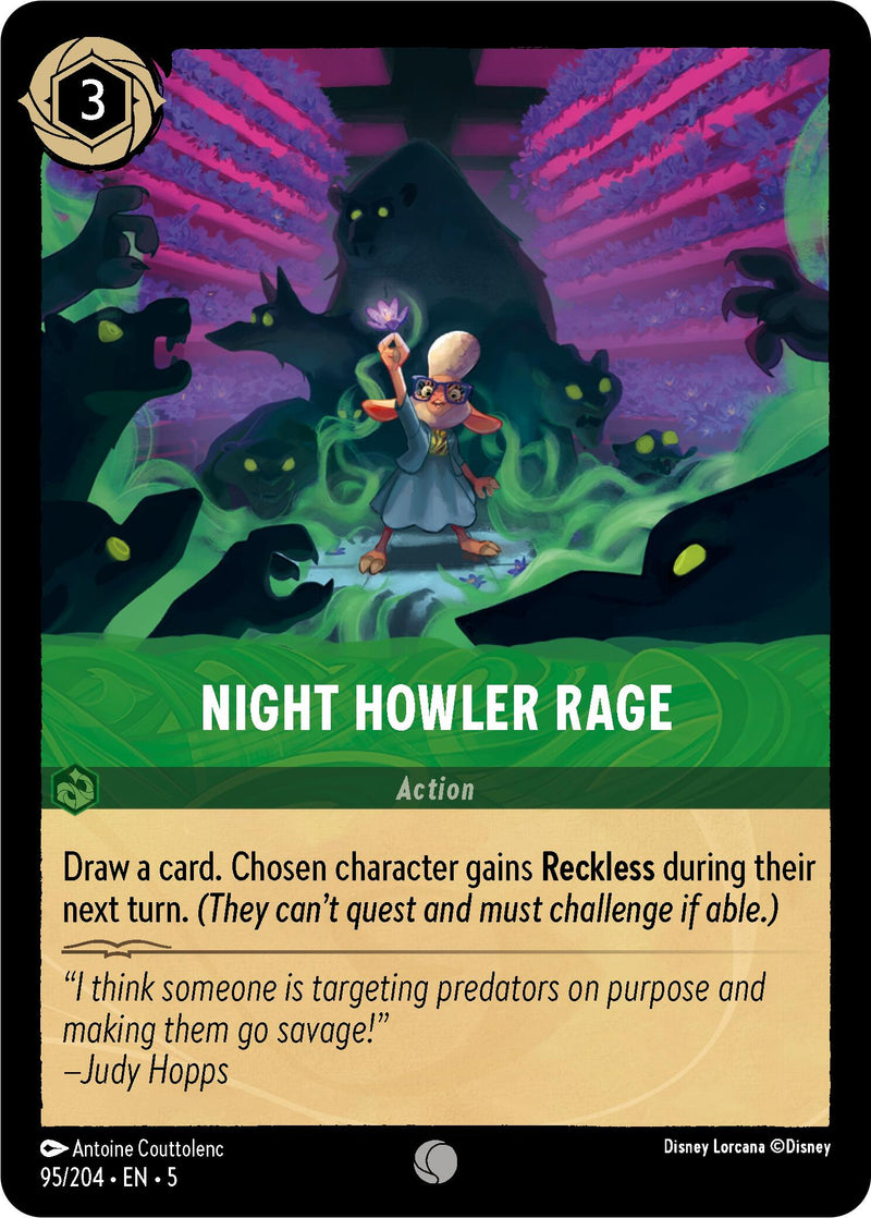 Night Howler Rage (95/204) [Shimmering Skies] - The Mythic Store | 24h Order Processing