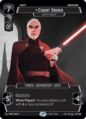 Count Dooku - Darth Tyranus (001/006) (2024 Convention Exclusive) (001/006) [Miscellaneous] - The Mythic Store | 24h Order Processing