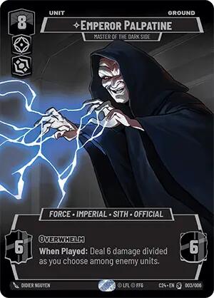 Emperor Palpatine - Master of the Dark Side (003/006) (2024 Convention Exclusive) (003/006) [Miscellaneous] - The Mythic Store | 24h Order Processing