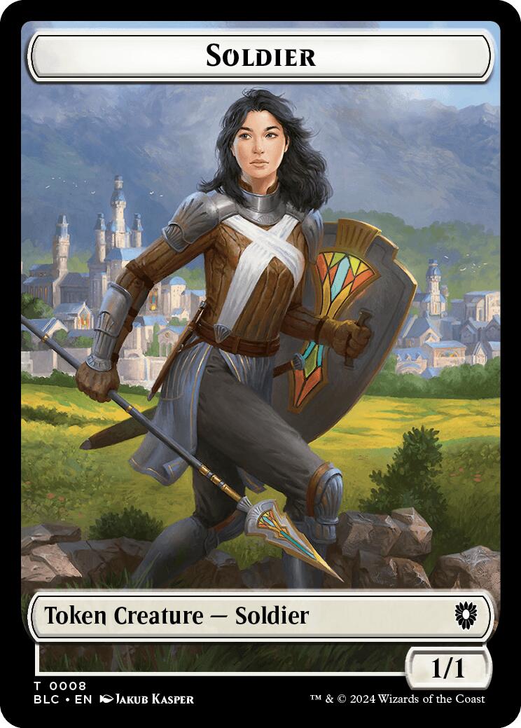 Soldier // Citizen Double-Sided Token [Bloomburrow Commander Tokens] - The Mythic Store | 24h Order Processing