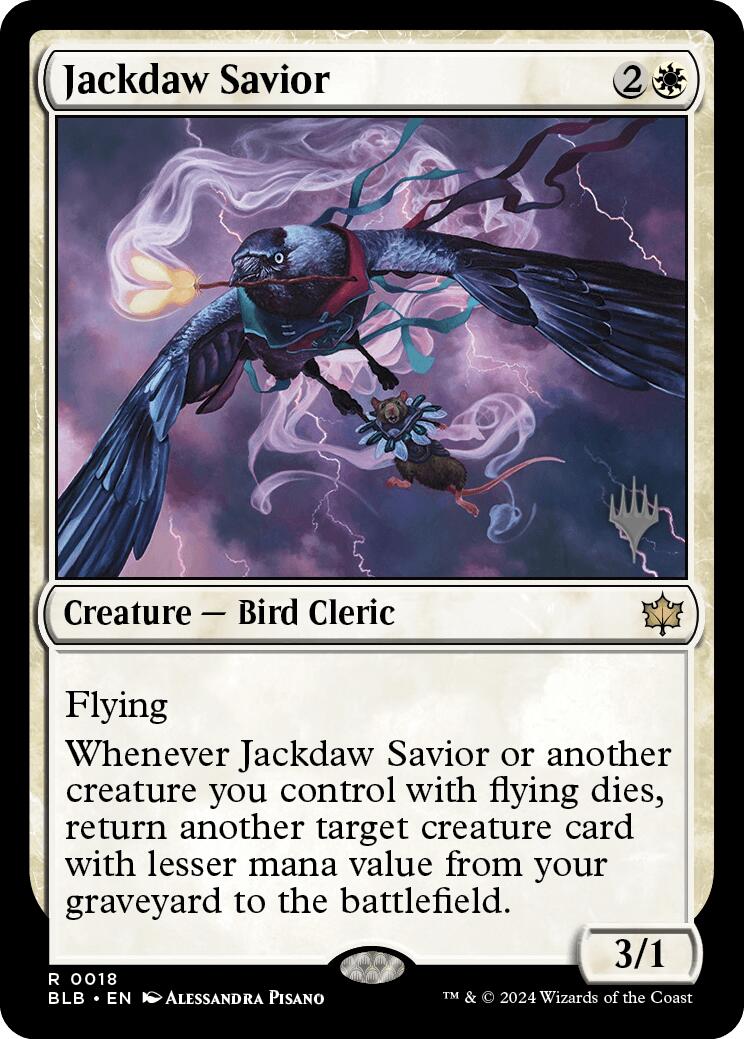 Jackdaw Savior (Promo Pack) [Bloomburrow Promos] - The Mythic Store | 24h Order Processing