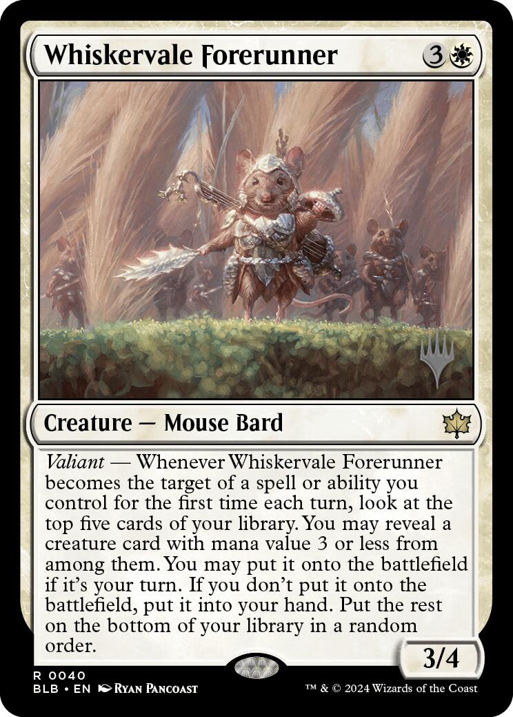 Whiskervale Forerunner (Promo Pack) [Bloomburrow Promos] - The Mythic Store | 24h Order Processing