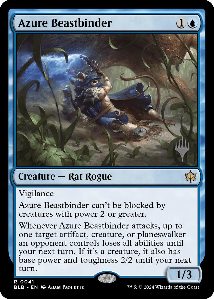 Azure Beastbinder (Promo Pack) [Bloomburrow Promos] - The Mythic Store | 24h Order Processing