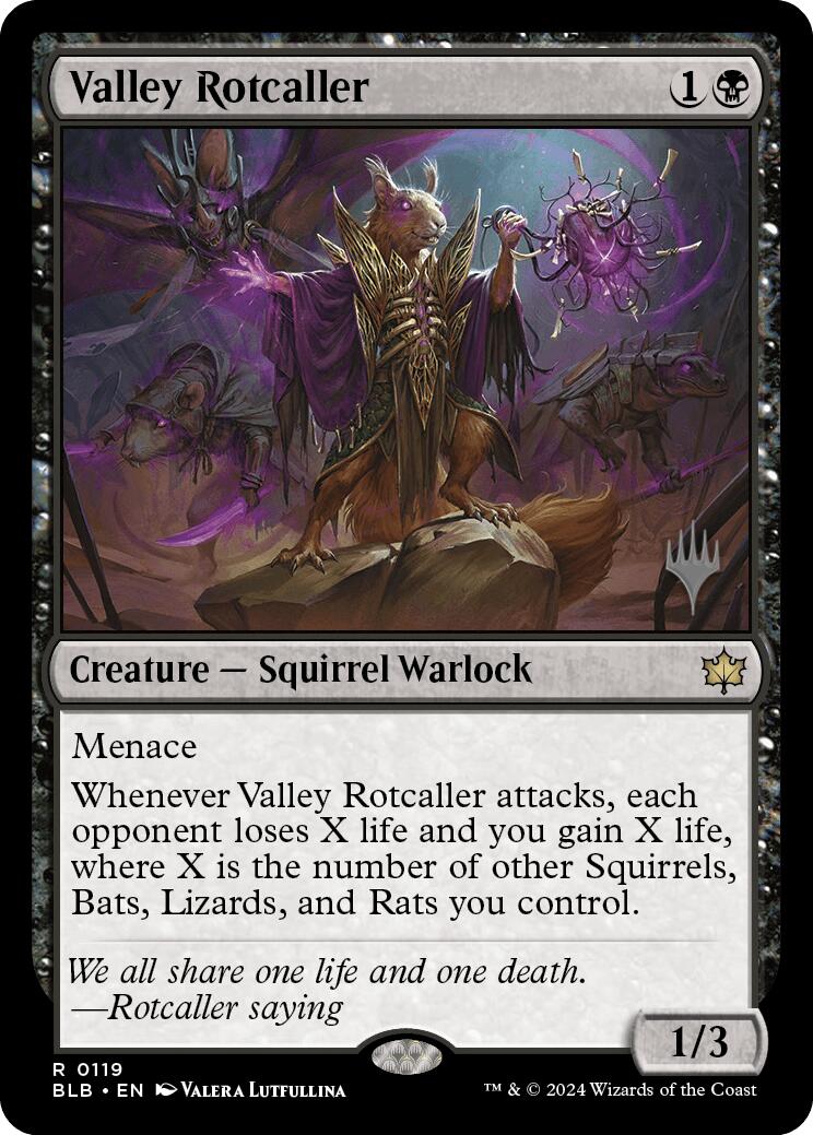 Valley Rotcaller (Promo Pack) [Bloomburrow Promos] - The Mythic Store | 24h Order Processing