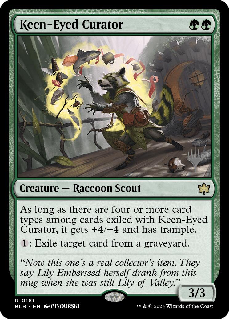 Keen-Eyed Curator (Promo Pack) [Bloomburrow Promos] - The Mythic Store | 24h Order Processing