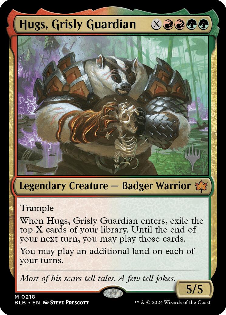 Hugs, Grisly Guardian (Promo Pack) [Bloomburrow Promos] - The Mythic Store | 24h Order Processing