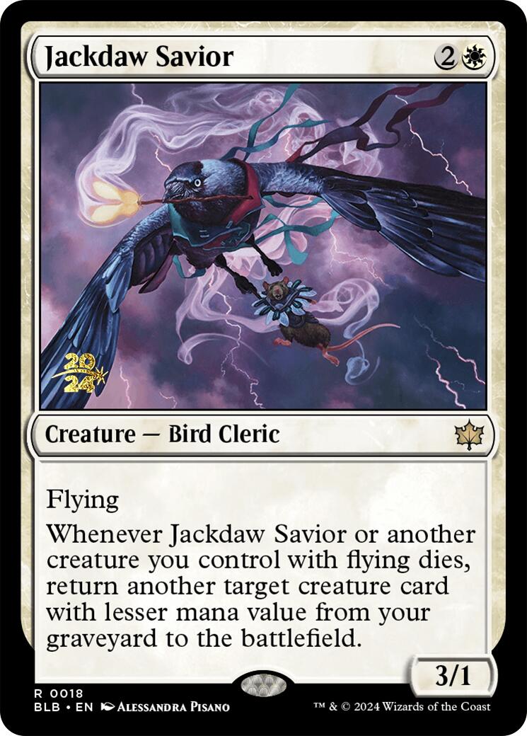 Jackdaw Savior [Bloomburrow Prerelease Promos] - The Mythic Store | 24h Order Processing