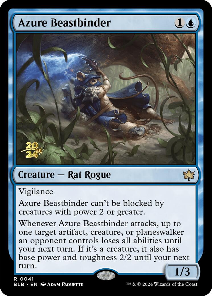 Azure Beastbinder [Bloomburrow Prerelease Promos] - The Mythic Store | 24h Order Processing