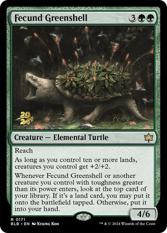 Fecund Greenshell [Bloomburrow Prerelease Promos] - The Mythic Store | 24h Order Processing