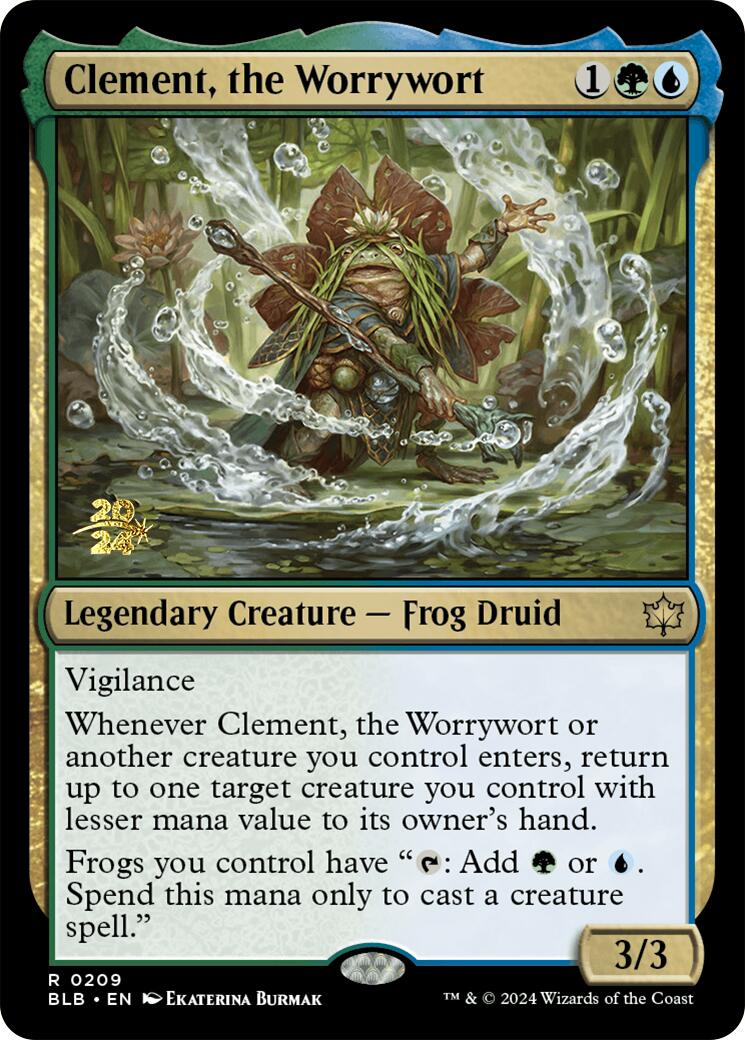 Clement, the Worrywort [Bloomburrow Prerelease Promos] - The Mythic Store | 24h Order Processing