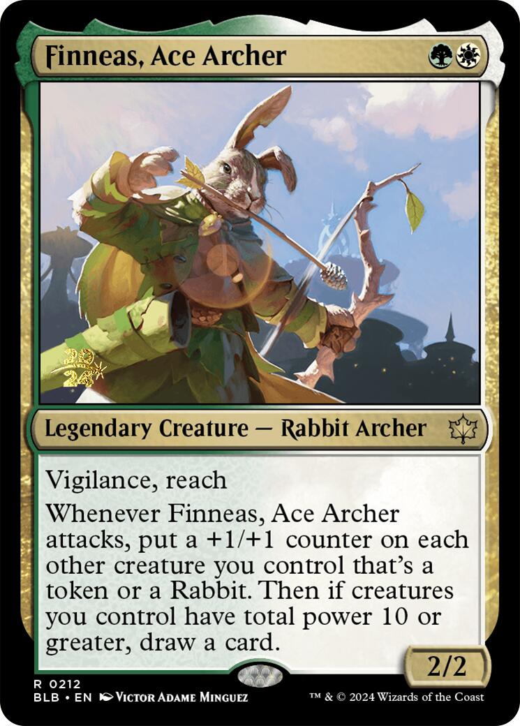 Finneas, Ace Archer [Bloomburrow Prerelease Promos] - The Mythic Store | 24h Order Processing