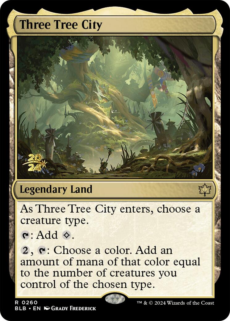 Three Tree City [Bloomburrow Prerelease Promos] - The Mythic Store | 24h Order Processing