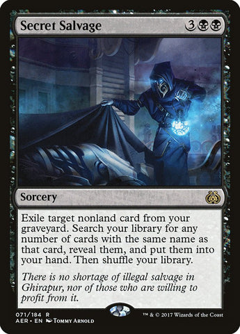 Secret Salvage [Aether Revolt] - The Mythic Store | 24h Order Processing