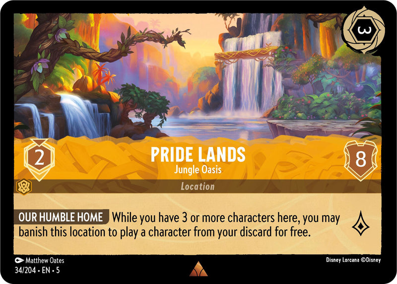 Pride Lands - Jungle Oasis (34/204) [Shimmering Skies] - The Mythic Store | 24h Order Processing