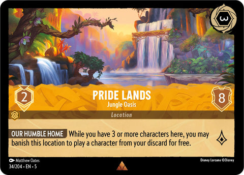 Pride Lands - Jungle Oasis (34/204) [Shimmering Skies] - The Mythic Store | 24h Order Processing