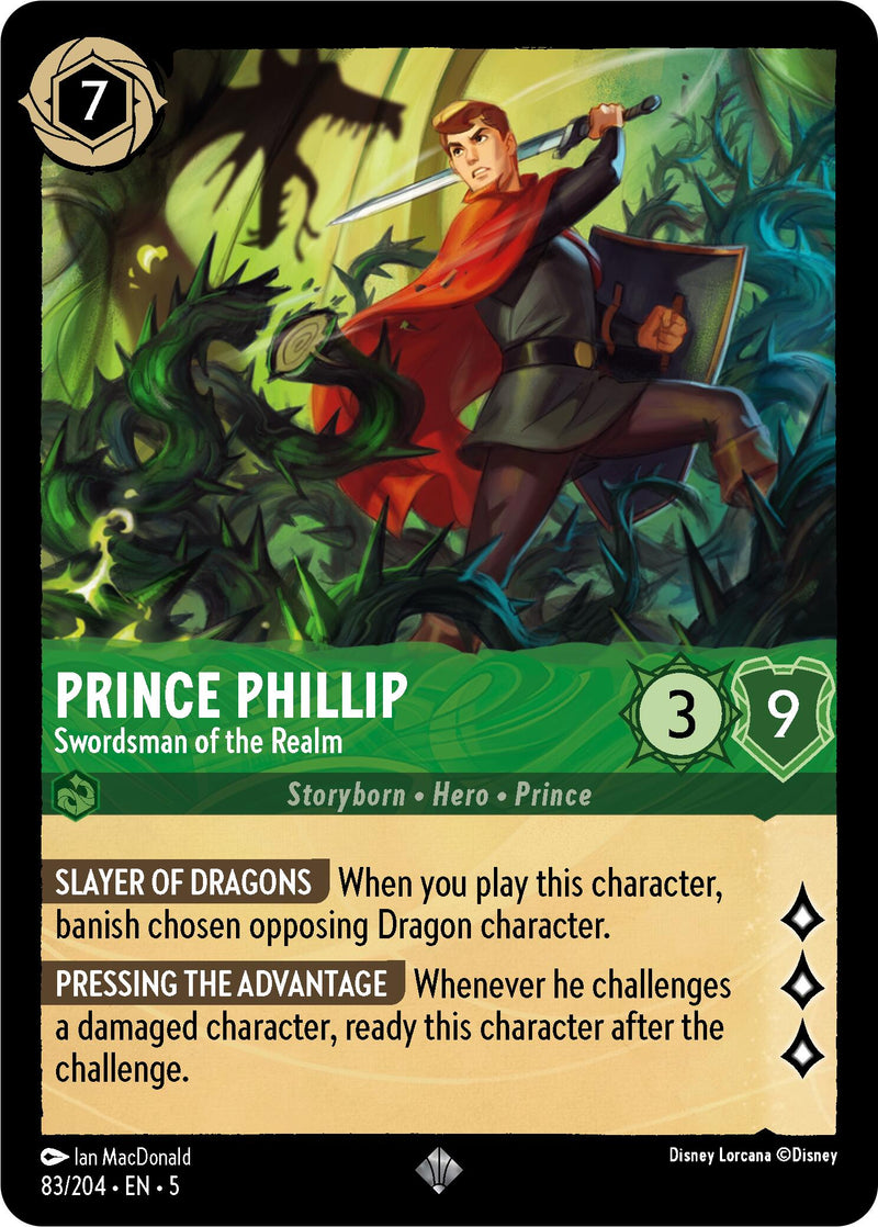 Prince Phillip - Swordsman of the Realm (83/204) [Shimmering Skies] - The Mythic Store | 24h Order Processing