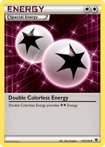 Double Colorless Energy (114/124) [XY: Fates Collide] - The Mythic Store | 24h Order Processing