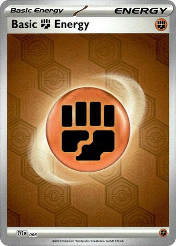 Basic Fighting Energy (006) [Scarlet & Violet: Shrouded Fable] - The Mythic Store | 24h Order Processing