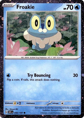 Froakie (056/197) (Cosmos Holo) [Scarlet & Violet: Obsidian Flames] - The Mythic Store | 24h Order Processing