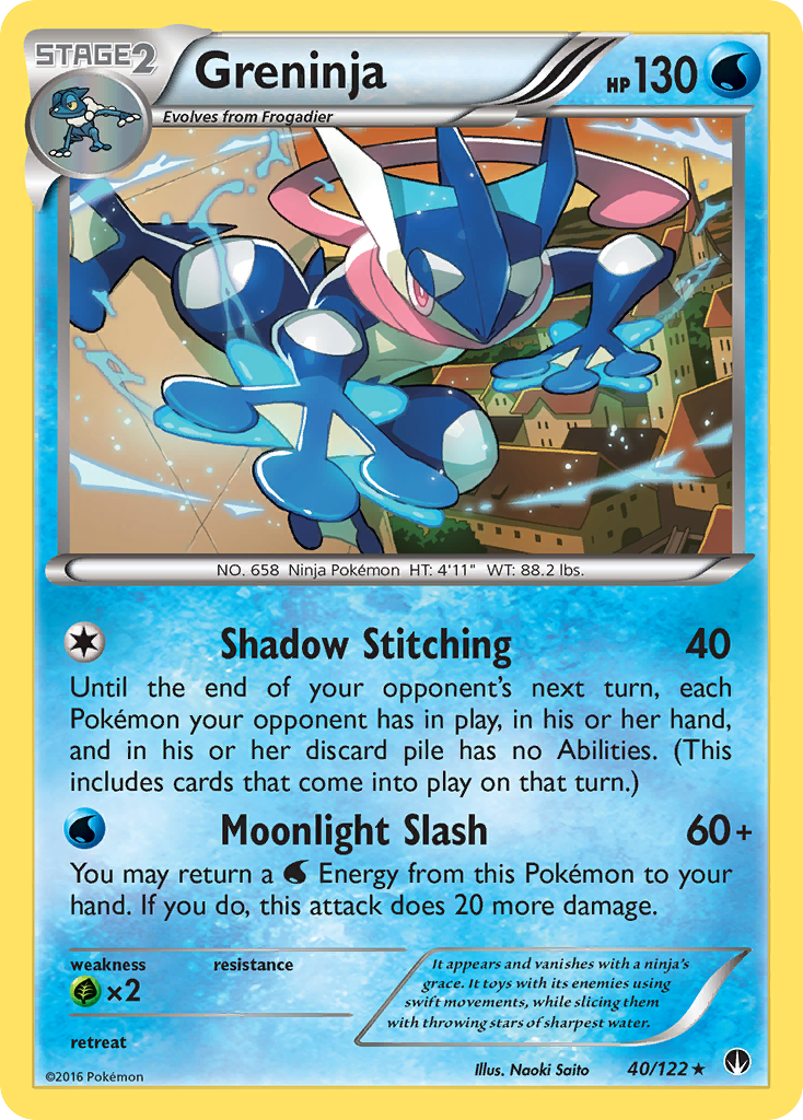 Greninja (40/122) [XY: BREAKpoint] - The Mythic Store | 24h Order Processing