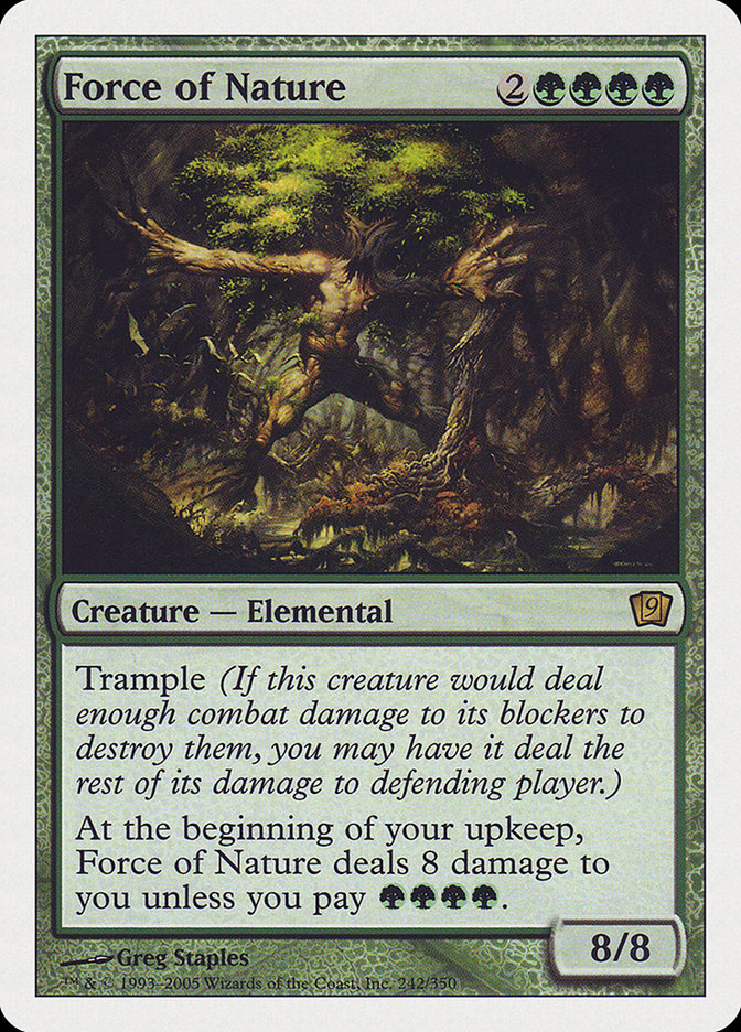 Force of Nature (9th Edition) [Oversize Cards] - The Mythic Store | 24h Order Processing
