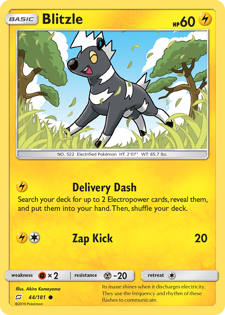 Blitzle (44/181) [Sun & Moon: Team Up] - The Mythic Store | 24h Order Processing