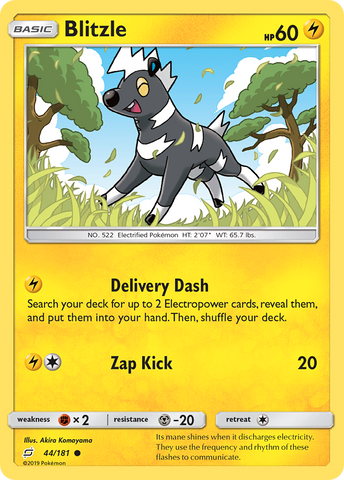 Blitzle (44/181) [Sun & Moon: Team Up] - The Mythic Store | 24h Order Processing