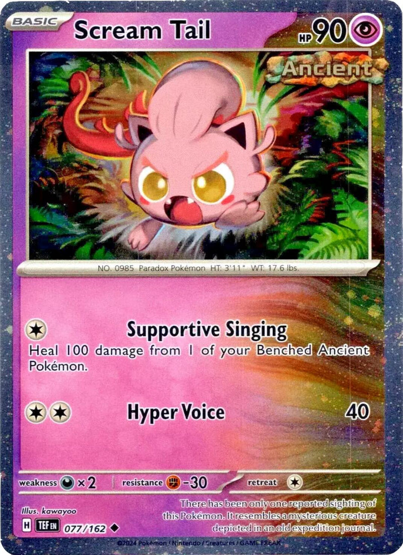 Scream Tail (077/162) (Cosmos Holo) [Miscellaneous Cards] - The Mythic Store | 24h Order Processing